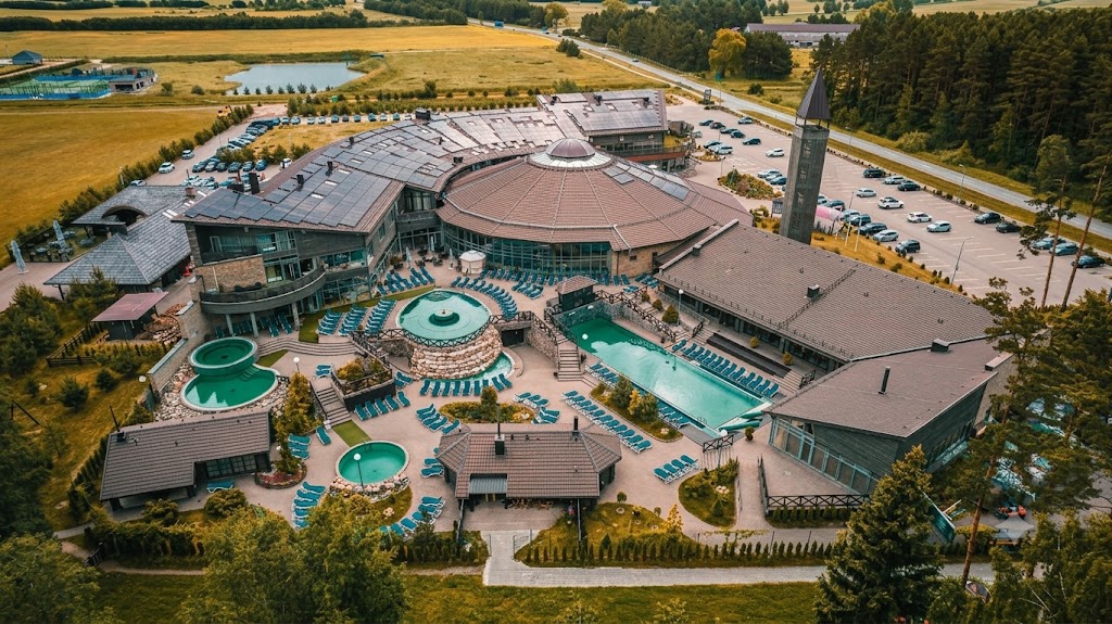 Atostogų parkas Palangoje Atostogų parkas su geoterminio mineralinio vandens baseinais